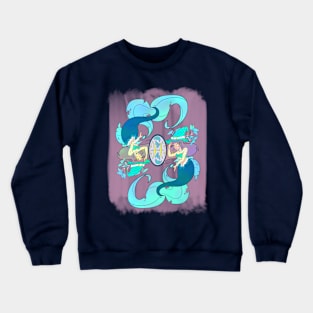 Zodiac Witch Pisces Crewneck Sweatshirt